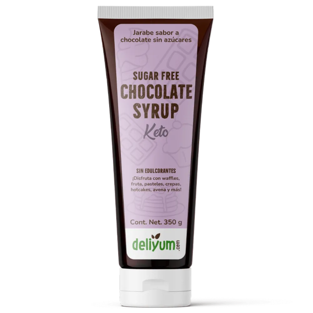 Jarabe De Chocolate Keto Deliyum 350 Ml