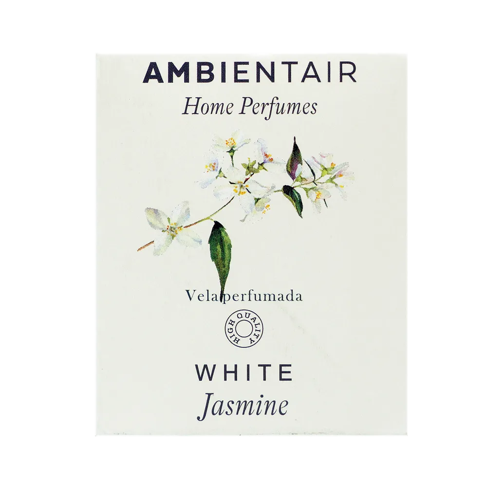 Vela Aromatica 30 Hrs White Jasmine Home Perfumes Ambientair 1 Pza