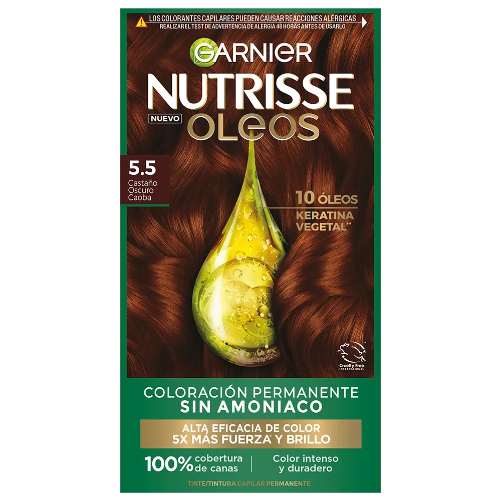 Tinte Tono 55 Nutrisse Oleos 1 Pza