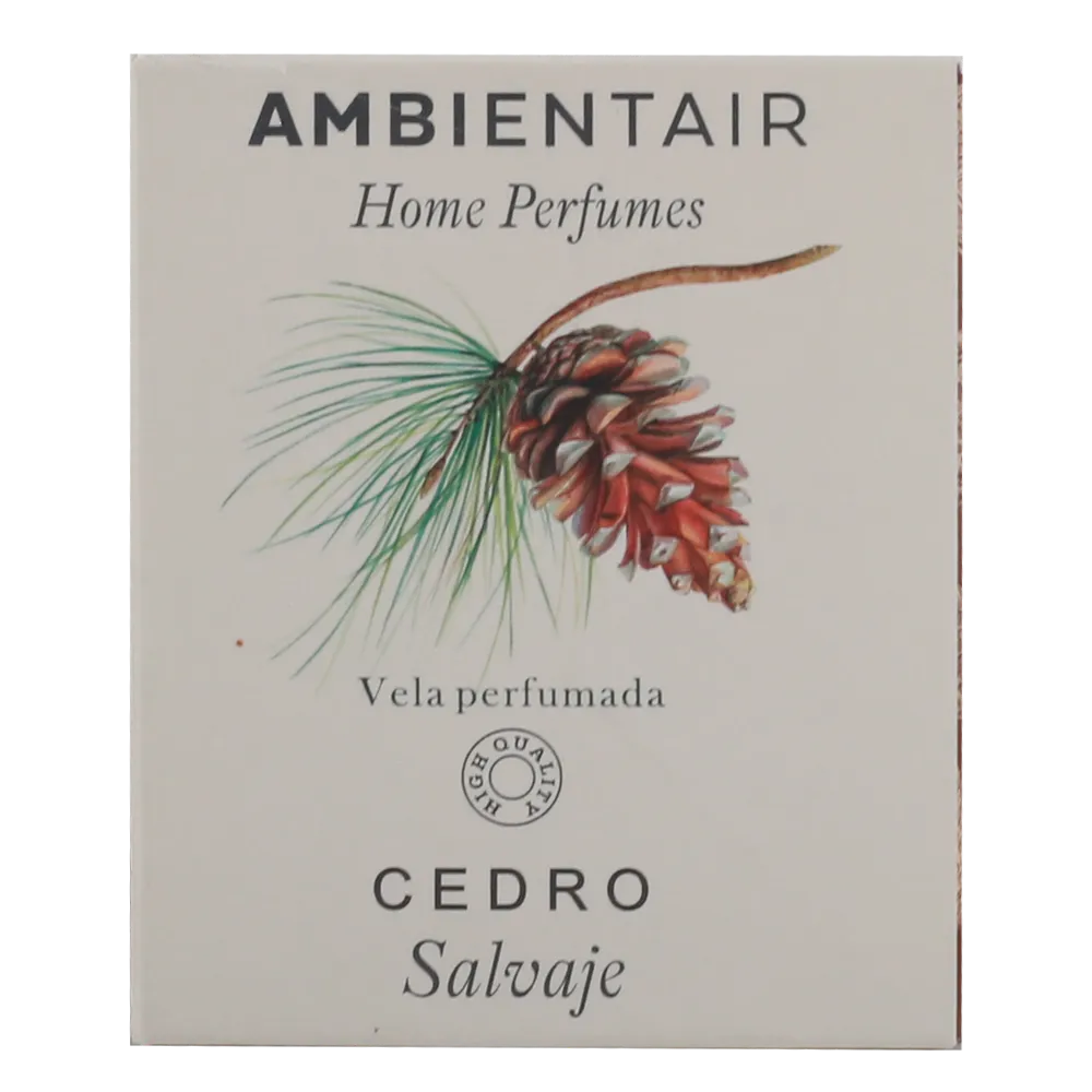 VELA AROMATICA 30 HRS CEDRO SALVAJE HOME PERFUMES AMBIENT AIR 1 PIEZA