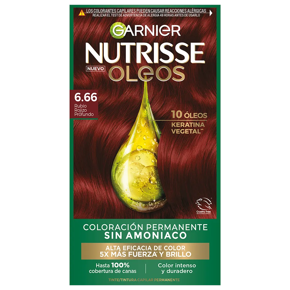 Tinte Tono 666 Nutrisse Oleos 1 Pza