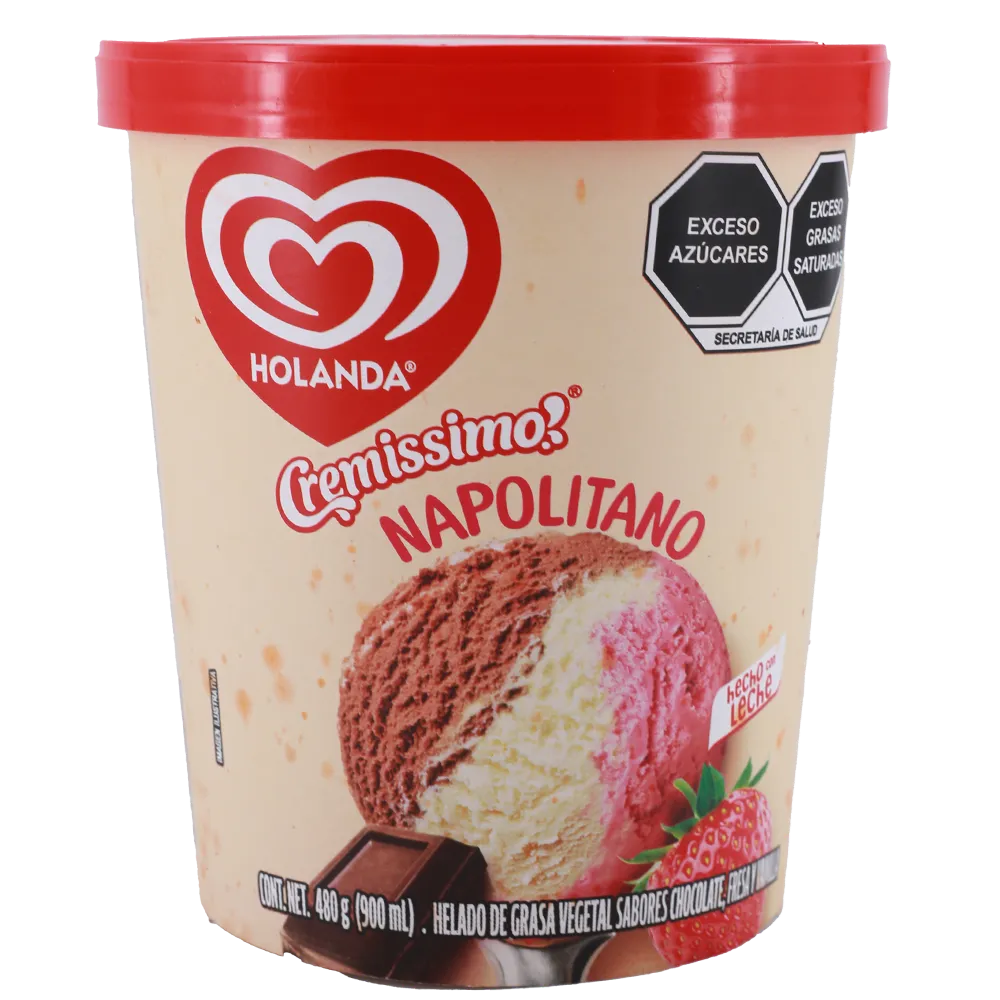 Helado Napolitano Holanda 900 Ml