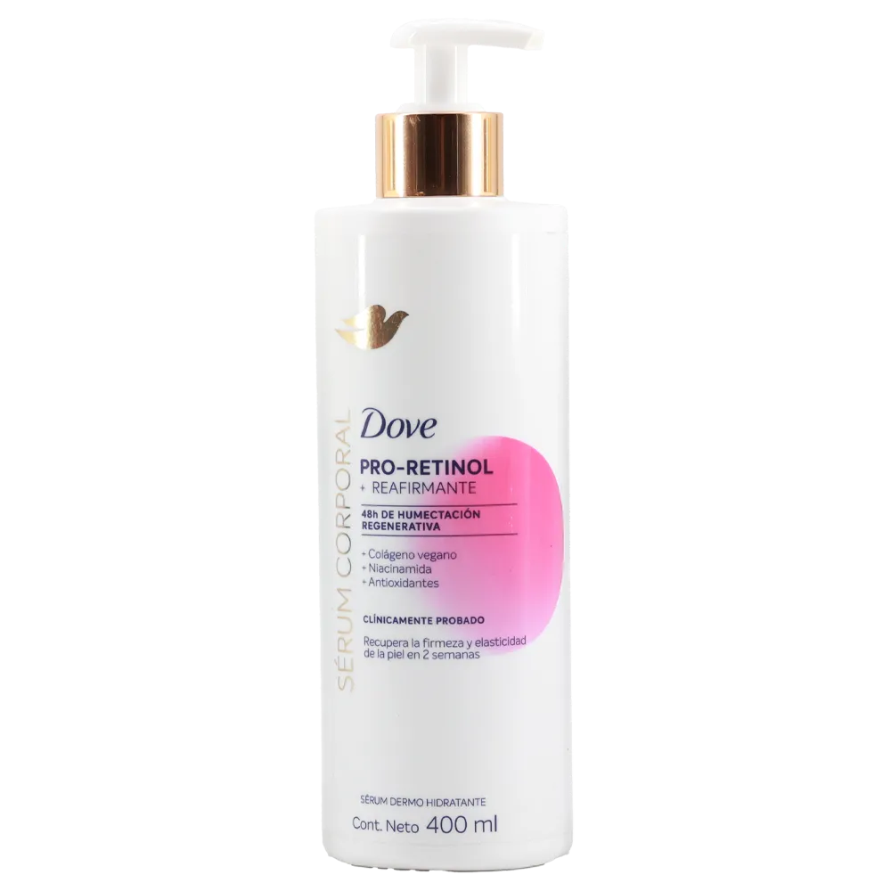 Serum Corporal Pro-Retinol + Reafirmante Dove 400 Ml
