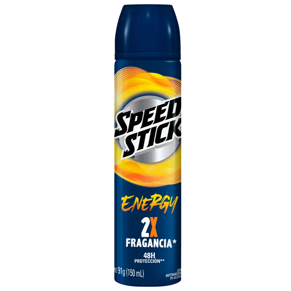 Antitranspirante Aerosol Energy Speed Stick 150 Ml