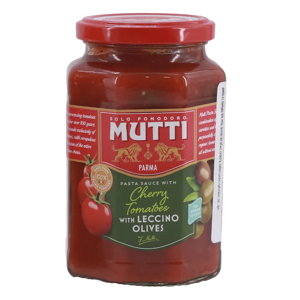 Salsa De Tomate Con Aceitunas Mutti 400 g