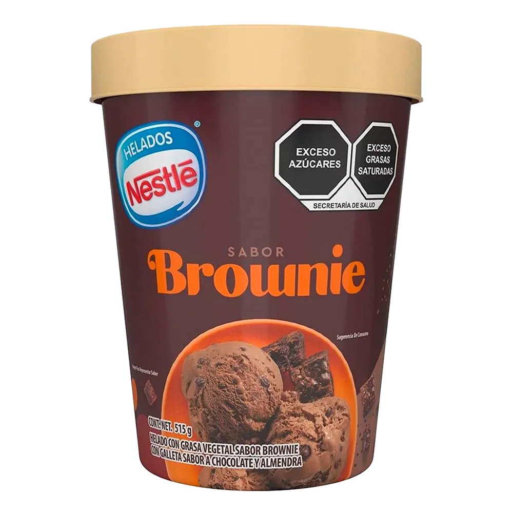 Helado Sabor Brownie Nestle 515 g