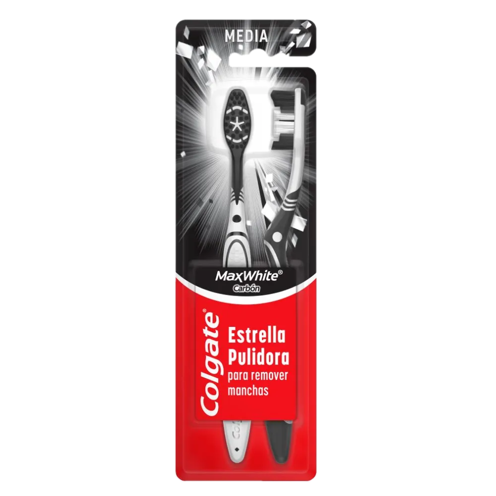 Cepillo Dental 2 Pack Carbon Colgate 2 Pza