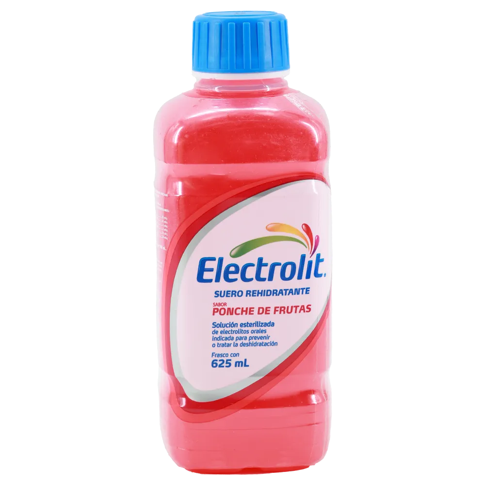 Electrolit Suero Rehidratante Sabor Ponche De Frut Ponche De Frutas Pisa 625 Ml