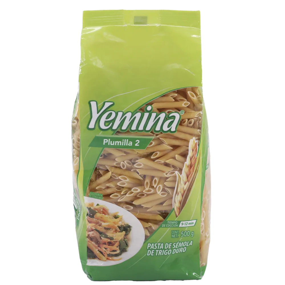 Pasta Para Sopa Plumilla Grande Yemina 500 g