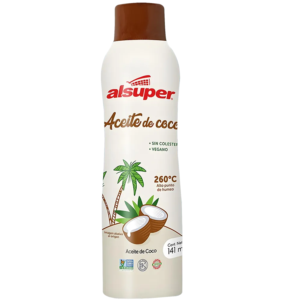 Aceite De Coco Organico Aerosol Alsuper 141 Ml