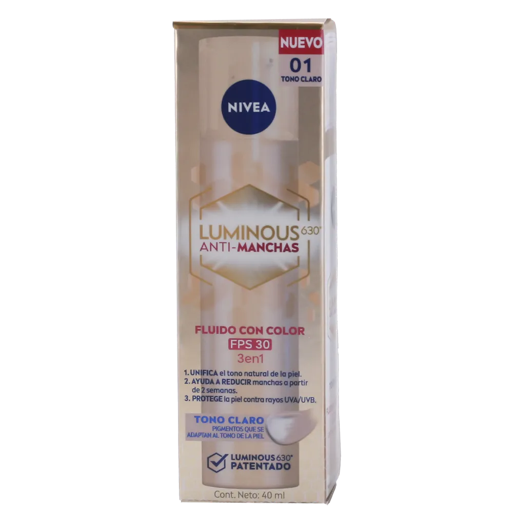 Tratamiento Facial Luminous Tono Claro Nivea 40 Ml