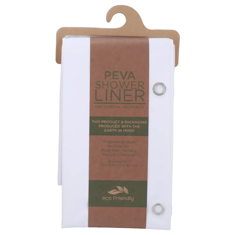 CORTINA PEVA PARA REGADERA BLANCO SULTAN'S LINENS 1 PIEZA