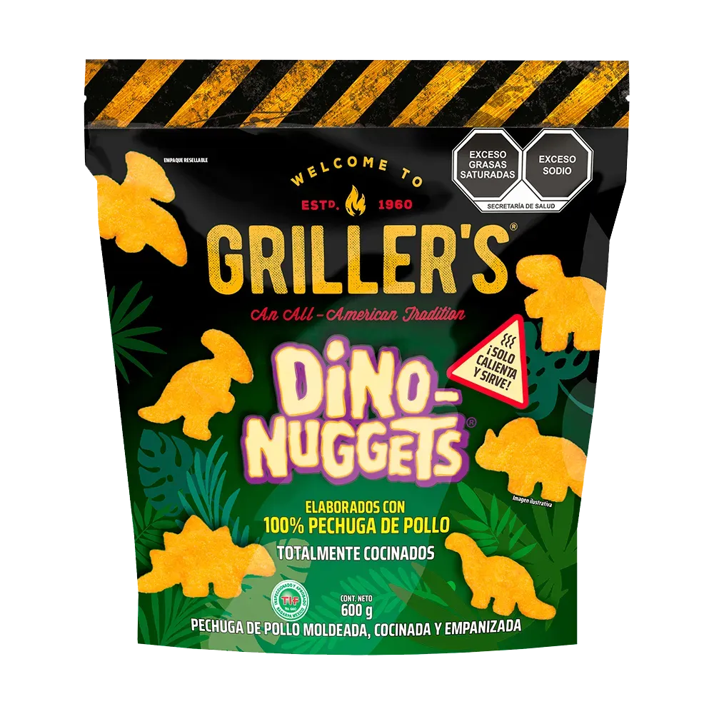 Dinonuggets Empanizados Grillers 600 g