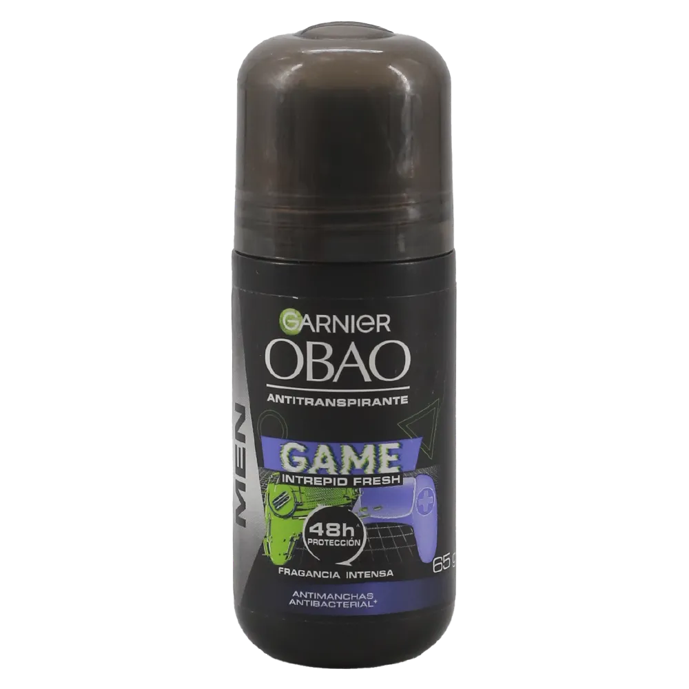 Antitranspirante Roll On Game Intrepid Fresh Obao Men 65 Gr