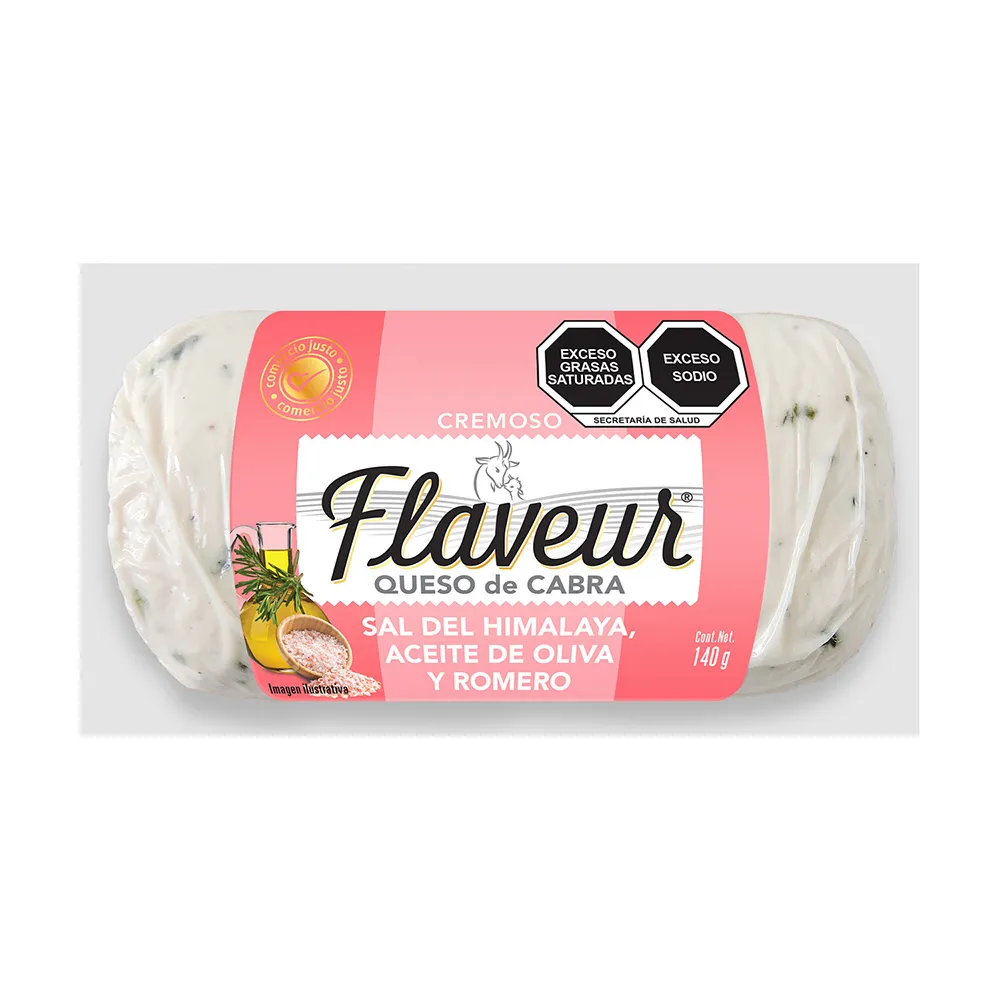 Queso De Cabra con sal del himalaya Flaveur 140 g
