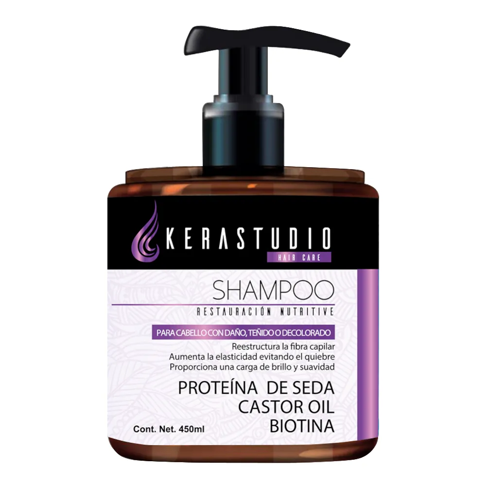 Shampoo Biotina Kerashine 450 Ml