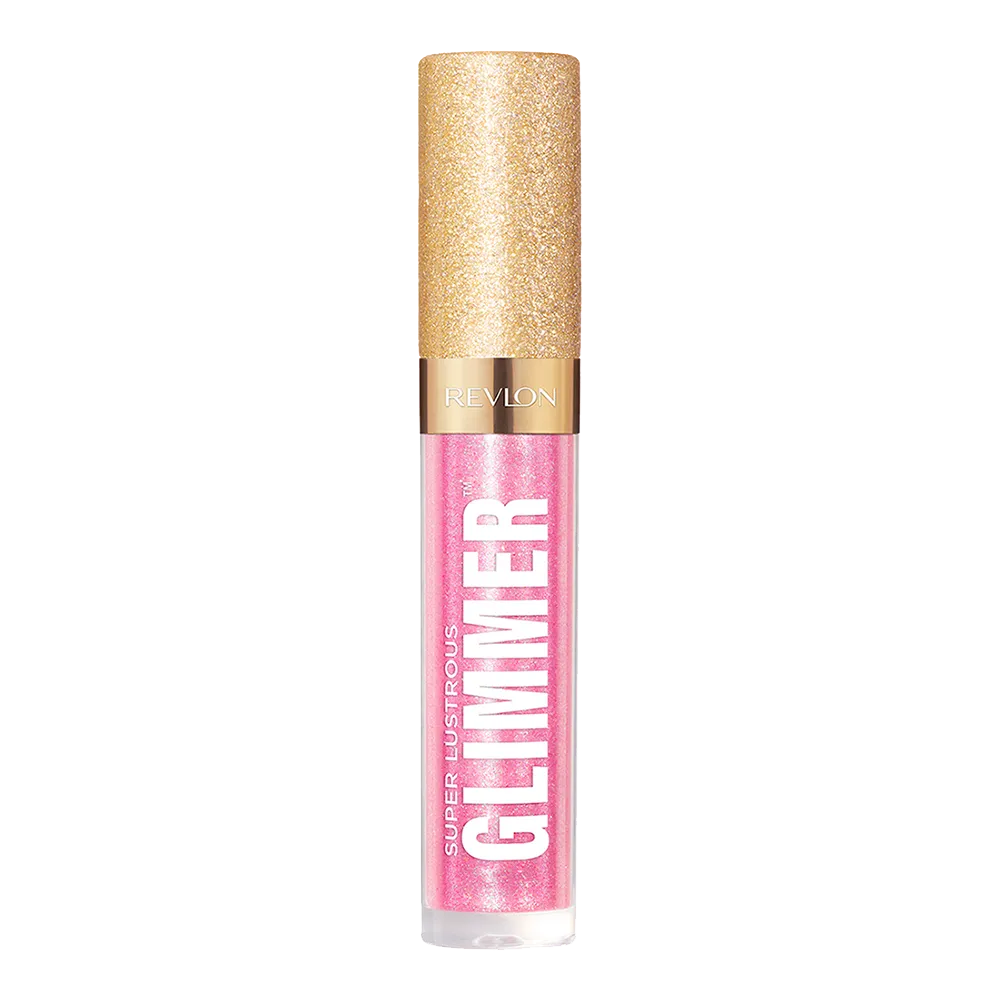 Labial Super Lustrous Glimmer Gloss Pink Prisma Revlon 3.8 Ml