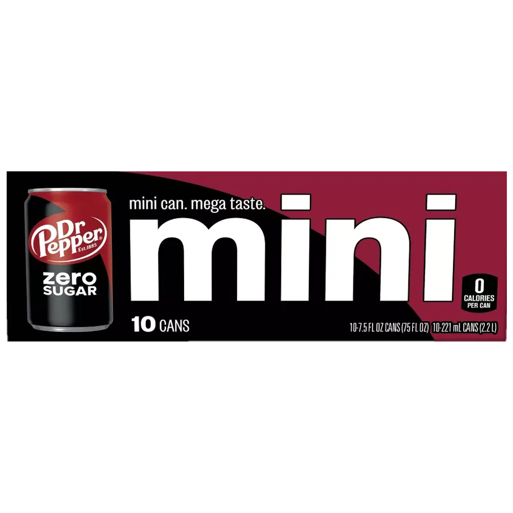 REFRESCO DR PEPPER ZERO SUGAR 10 PACK ORIGINAL DR PEPPER 72 ONZAS