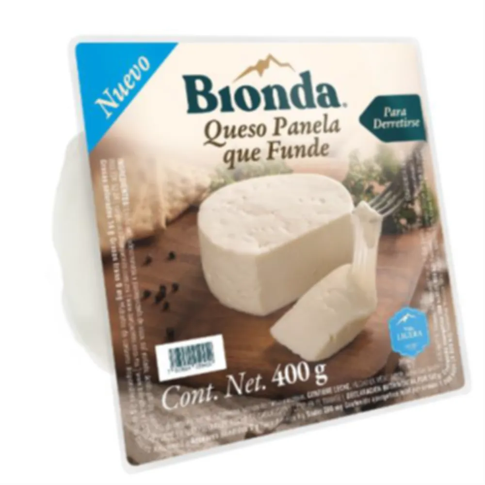 QUESO PANELA QUE FUNDE BIONDA 400 GRAMOS