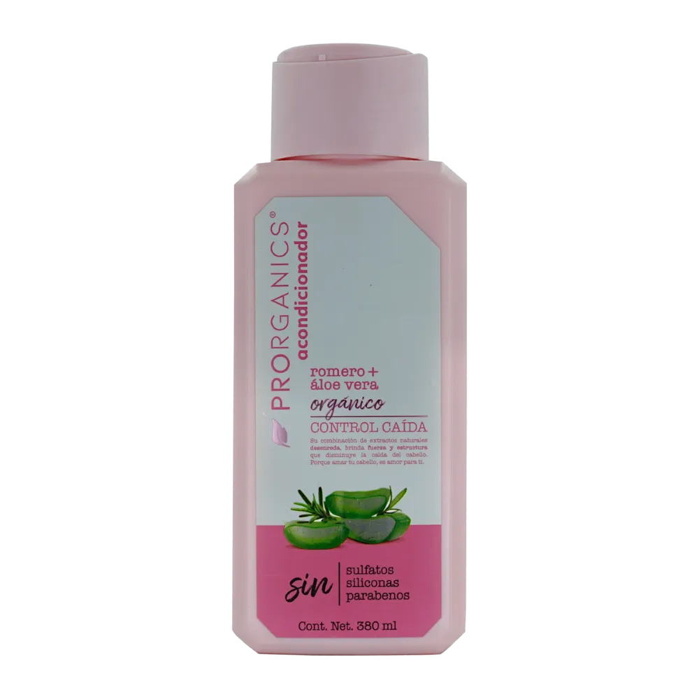 ACONDICIONADOR ROMERO + ALOE VERA PRORGANICS 380 MILILI