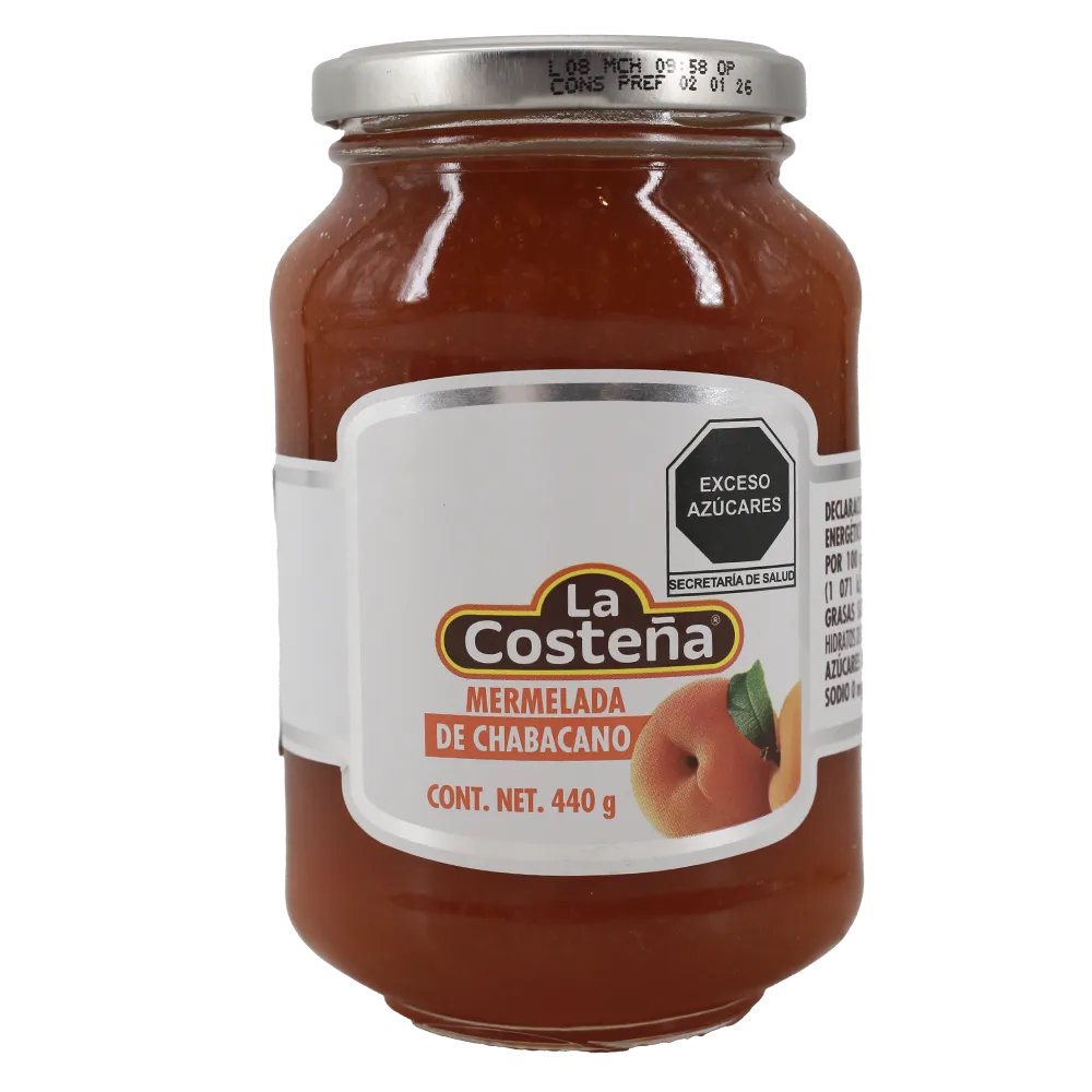 MERMELADA CHABACANO LA COSTEÑA 440 GRAMOS