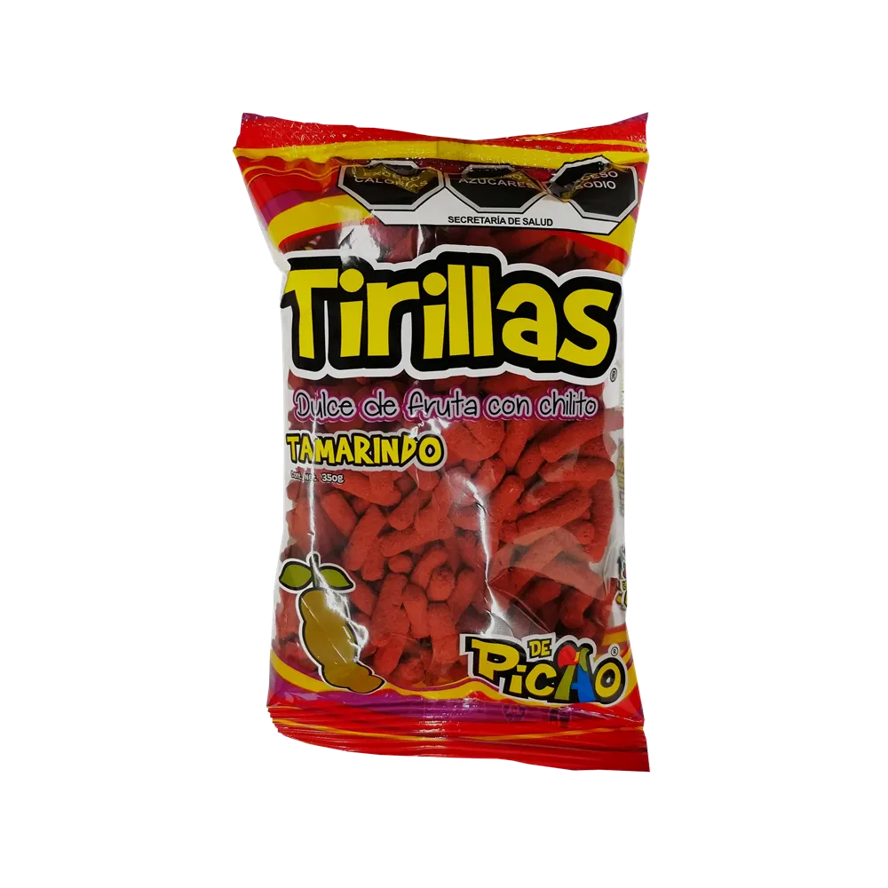 TIRILLAS DE TAMARINDO PICAO 350 GRAMOS