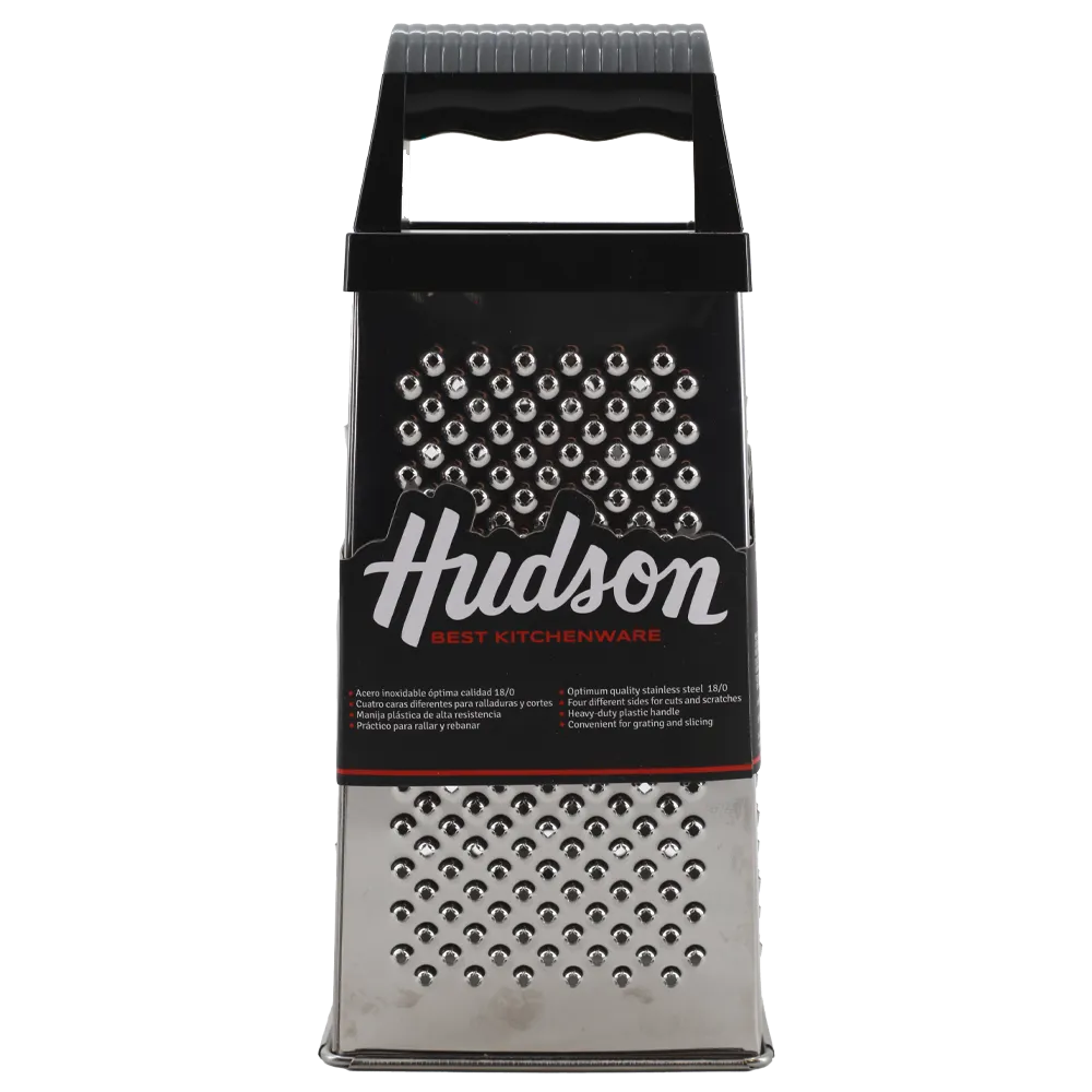RALLADOR ACERO INOXIDABLE 4 CARAS HUDSON 1 PIEZA