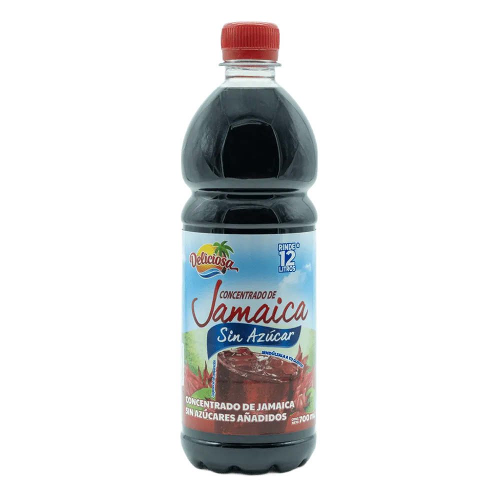 CONCENTRADO JAMAICA SIN AZUCAR DELICIOSA 700 MILILI