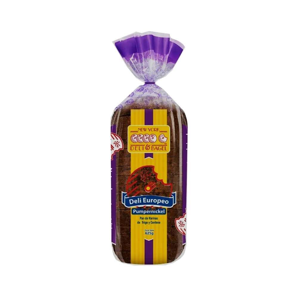 PAN EUROPEO PUMPERNICKEL 		 NY DELI & BAGEL 625 GRAMOS