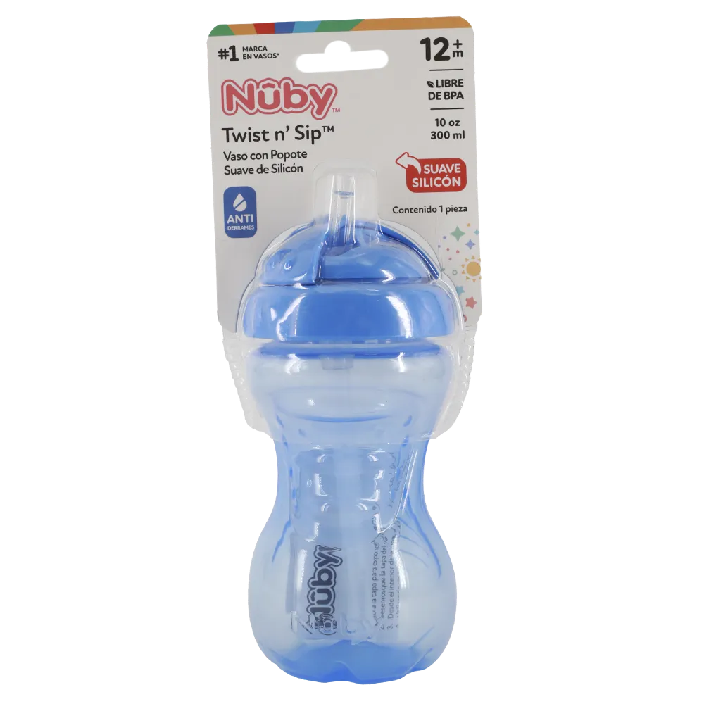 VASO TWIST N SIP 10OZ NUBY 1 PIEZA