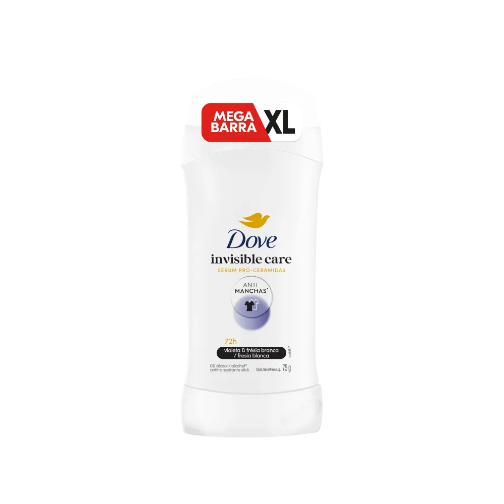 ANTITRANSPIRANTE BARRA DOVE AP INVISIBLE DRY . 75 VIOLETA DOVE 75 GRAMOS
