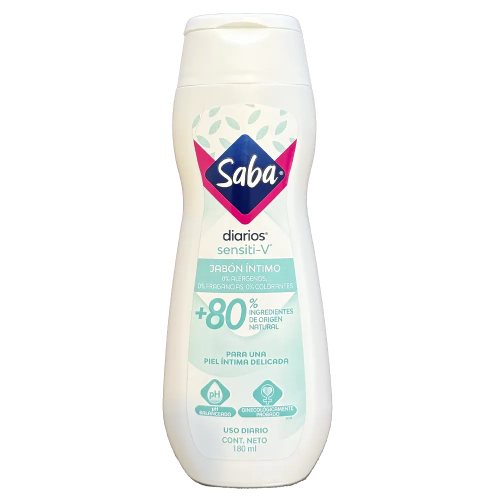 JABON INTIMO SENSITI-V SABA 180 MILILI