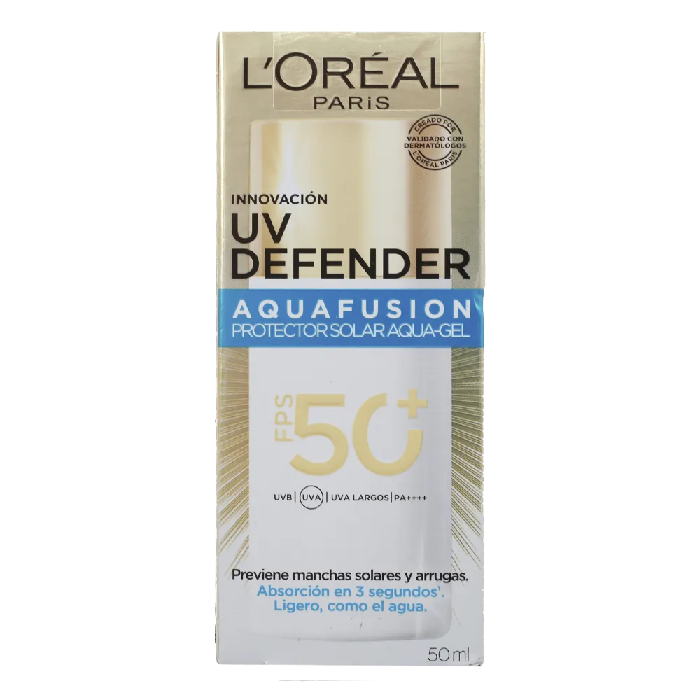 PROTECTOR SOLAR AQUA FUSION L'OREAL 50 MILILIT