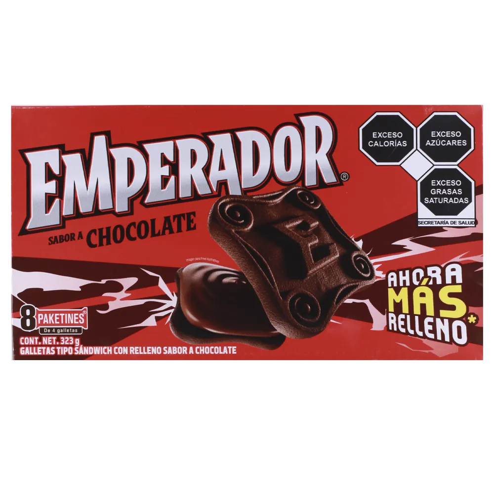 GALLETA EMPERADOR CHOCOLATE GAMESA 323 GRAMOS