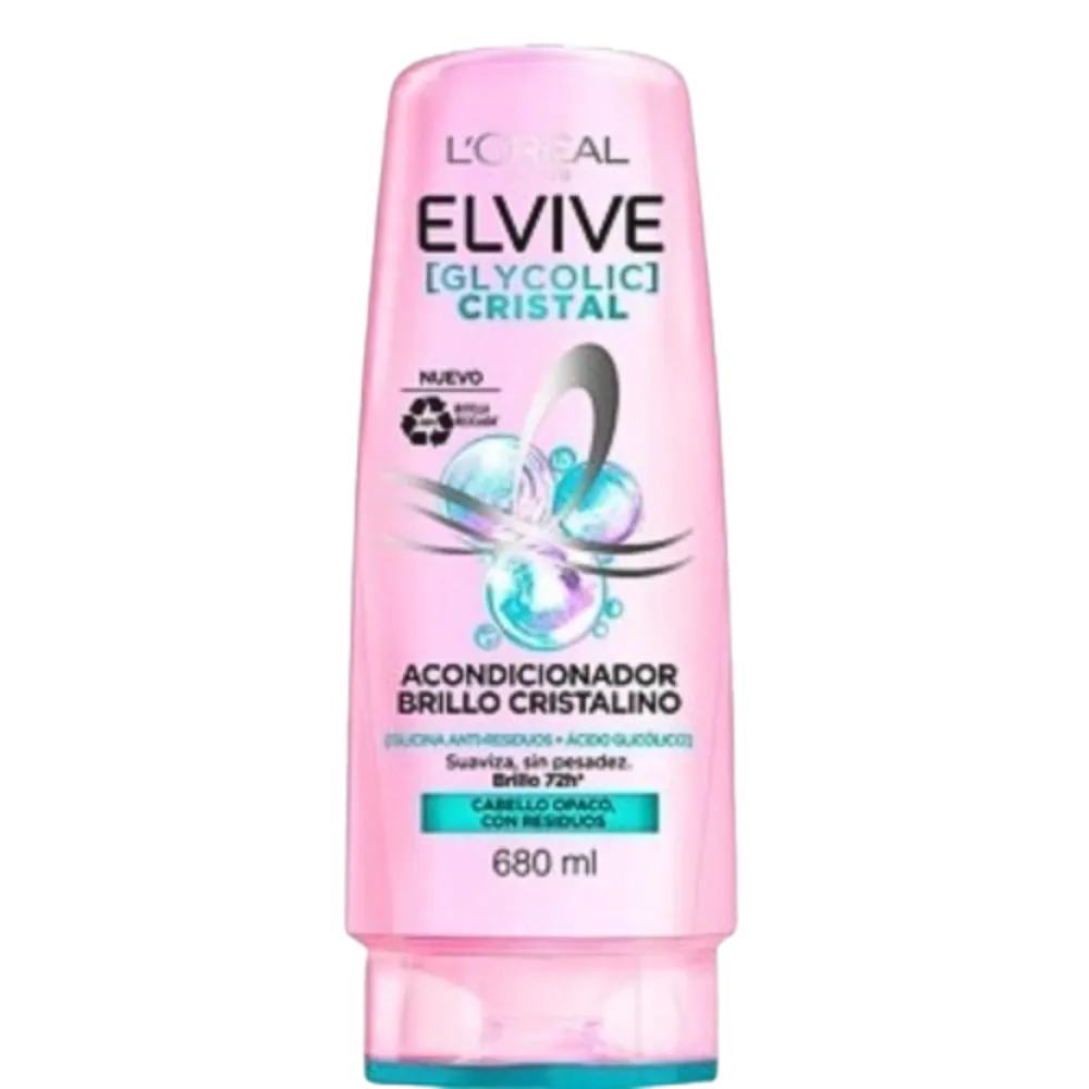 ACONDICIONADOR GLYCOLIC CRYSTAL ELVIVE 680 MILILI