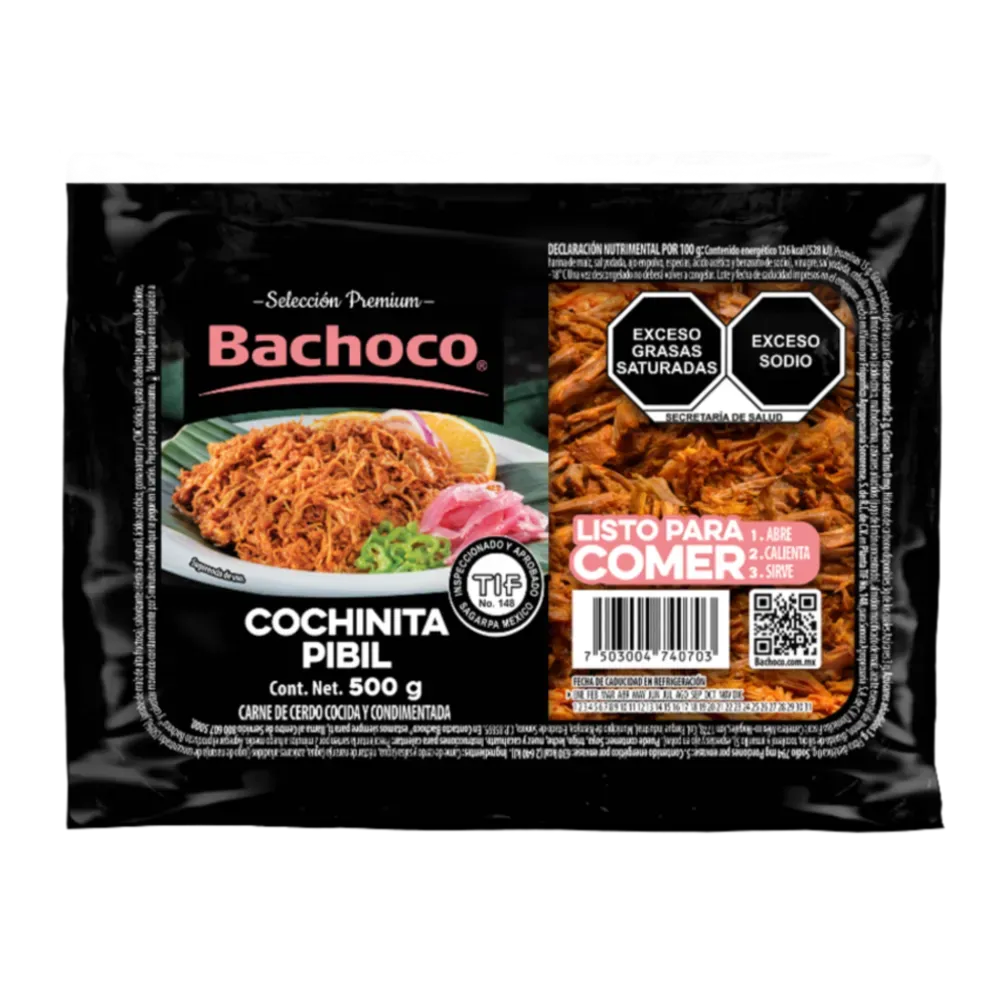 COCHINITA PIBIL BACHOCO 500 GRAMOS