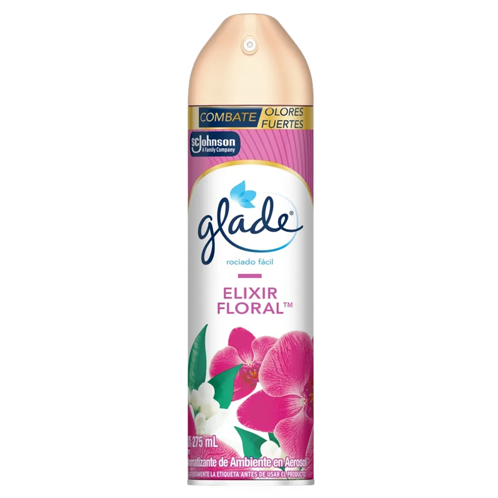 AROMATIZANTE EN AEROSOL ELIXIR FLORAL GLADE 275 MILILI
