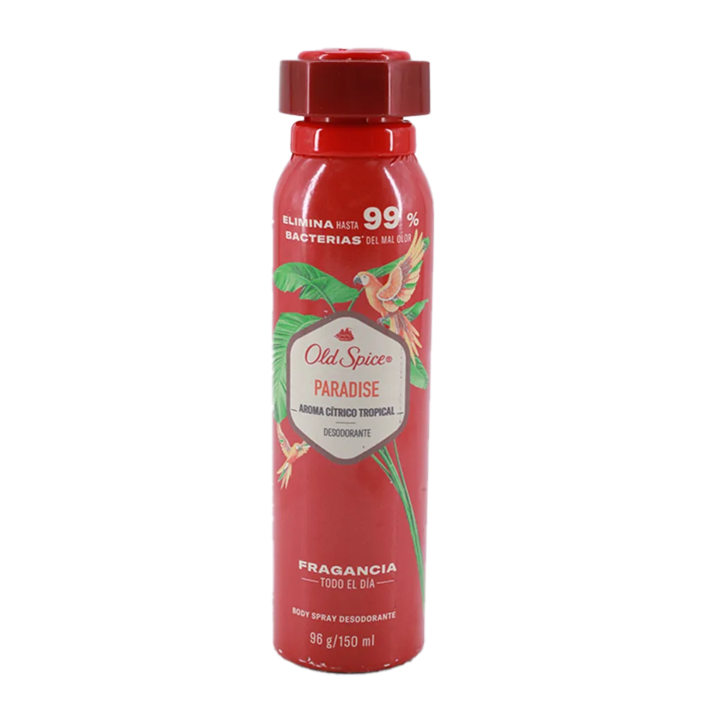 DESODORANTE AEROSOL PARADISE OLD SPICE 96 GRAMOS