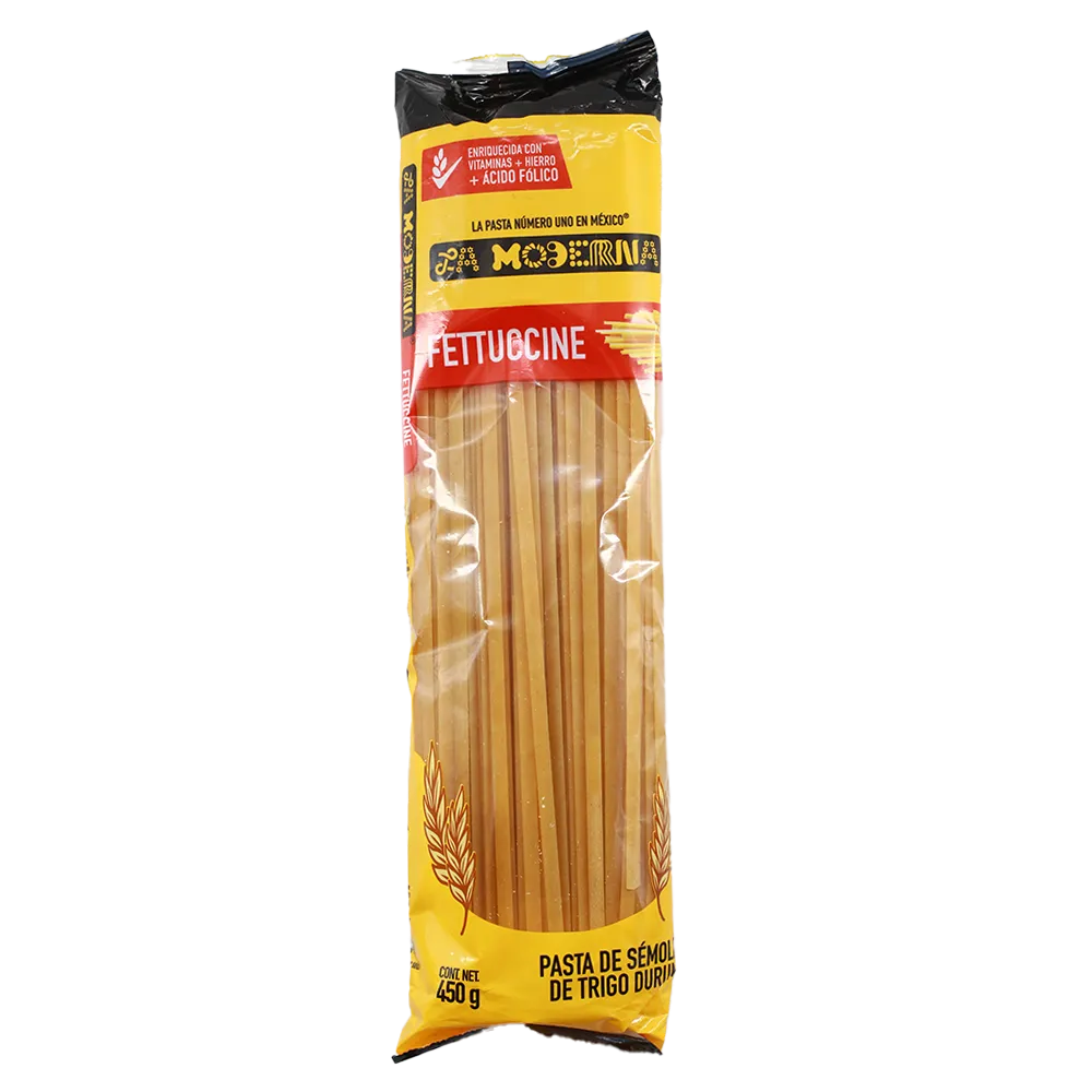 PASTA PARA SOPA FETTUCCINE LA MODERNA 450 GRAMOS