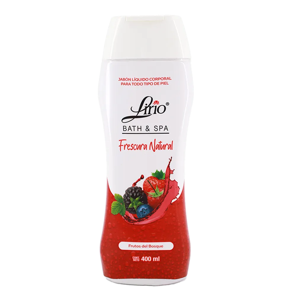 JABON LIQUIDO CORPORAL FRUTOS DEL BOSQUE LIRIO 400 MILILI