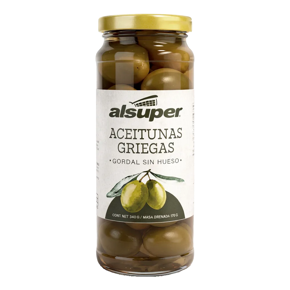 ACEITUNA GORDAL SIN HUESO ALSUPER 354 GRAMOS