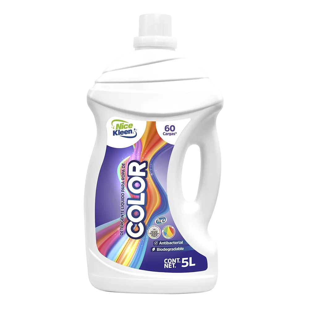 DETERGENTE LIQUIDO ROPA DE COLOR NICE KLEEN 5 LITRO