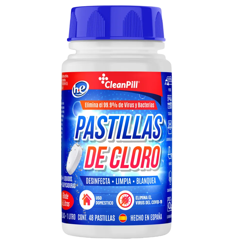BLANQUEADOR EN PASTILLA CLEANPILL 48 PIEZA