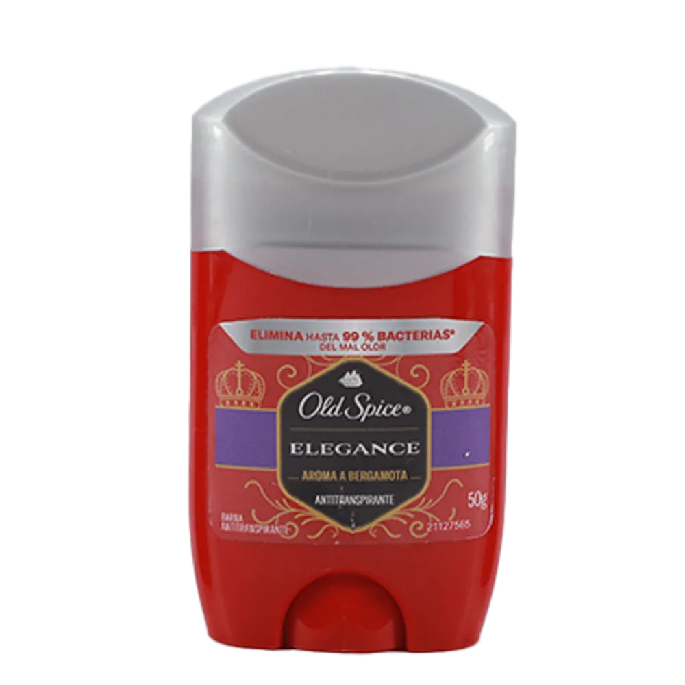 ANTITRANSPIRANTE BARRA ELEGANCE OLD SPICE 50 GRAMOS