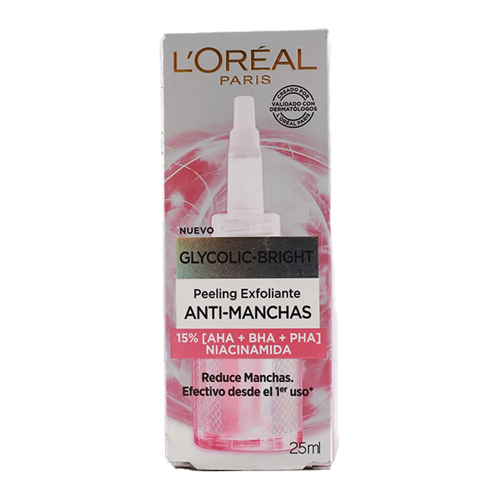 PEELING EXFOLIANTE ANTI MANCHAS GLYCOLIC BRIGHT 25 MILILIT