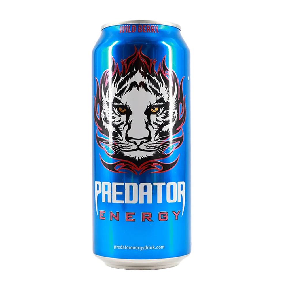 BEBIDA ENERGETICA . 473 MILILITROS WILD BERRY PREDATOR 473 MILILI
