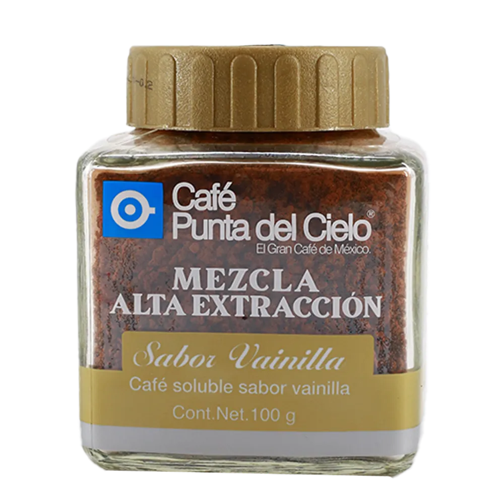 CAFE SOLUBLE SABOR VAINILLA PUNTA DEL CIELO 100 GRAMOS