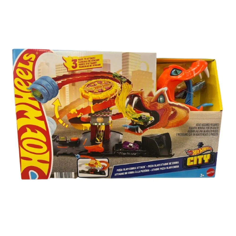 LAT HW CITY COBRA SLAM PIZZA ATTACK MATTEL 1 PIEZA