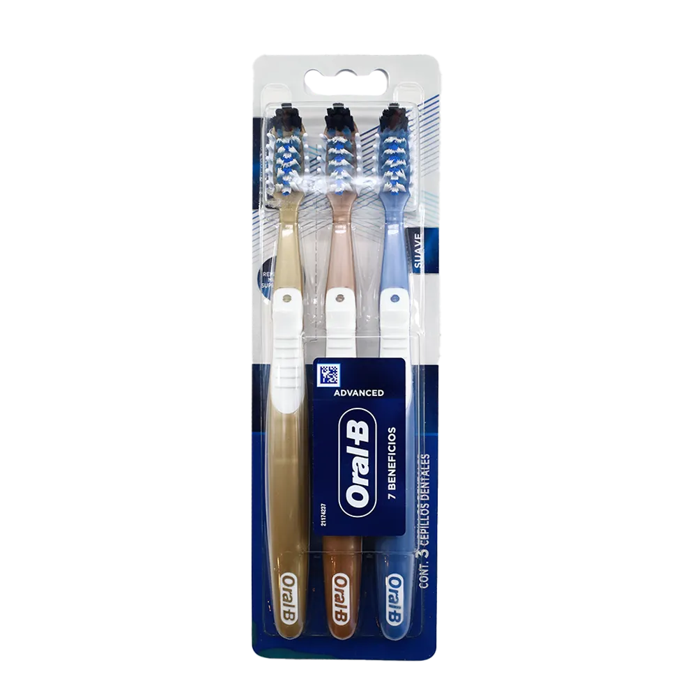 CEPILLO DENTAL PROHEALTH 3 PACK SUAVE ORAL B 3 PIEZA