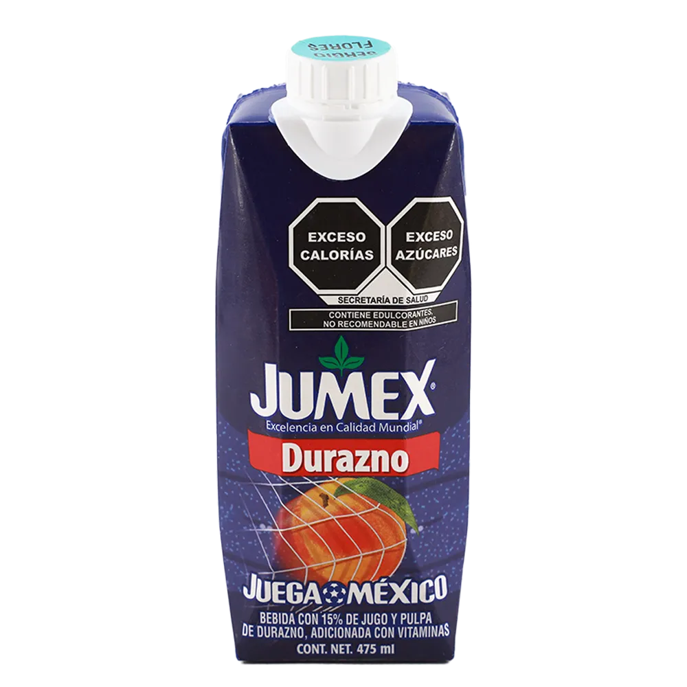 BEBIDA DE SABOR DURAZNO JUMEX 475 MILILI